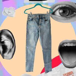 Vintage Levi's 501® Light Wash High Rise Button-Fly Jeans